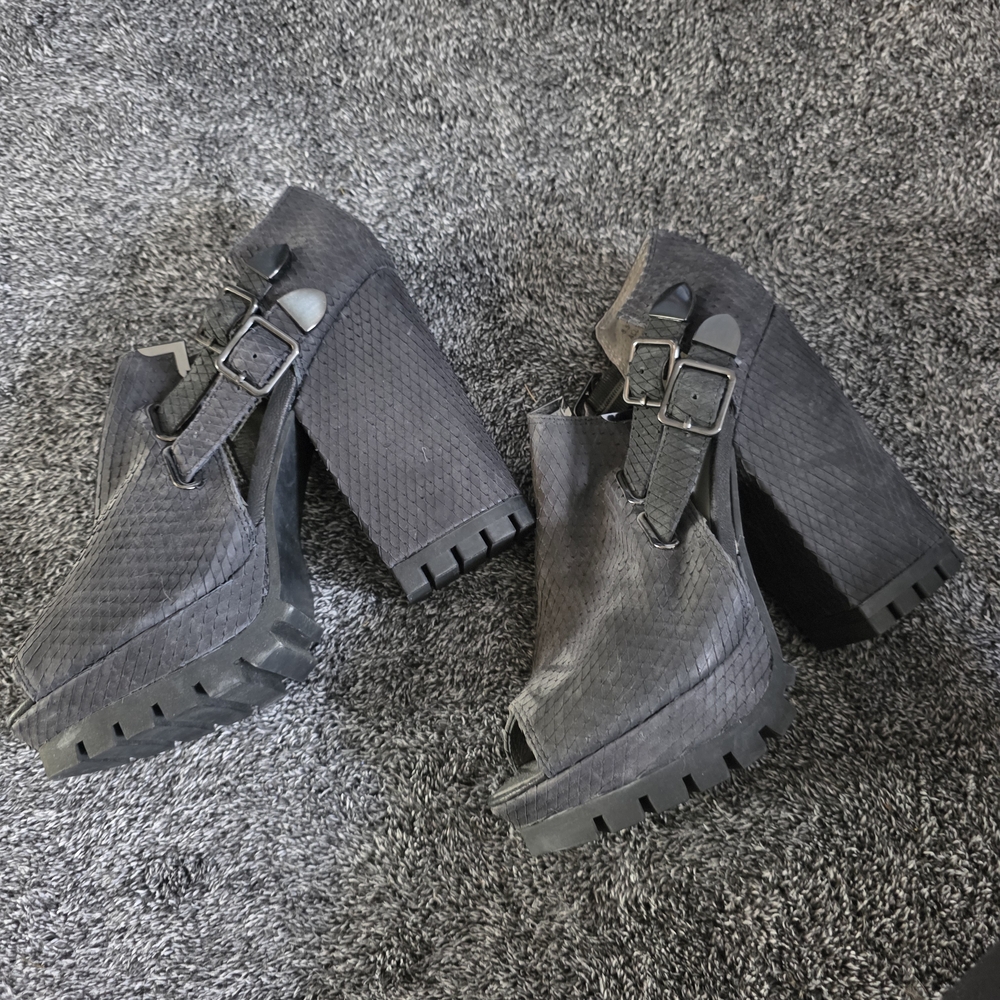 Women's Black Combat Boots